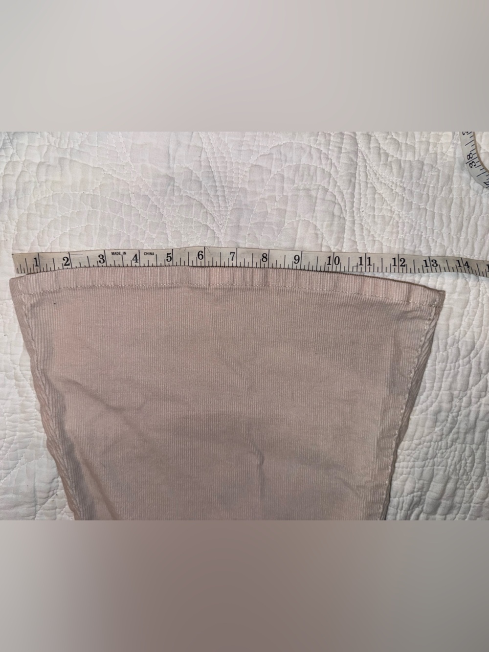 Altar'd State Cream High-Waist Corduroy Flare Pants - Picture 9 of 9